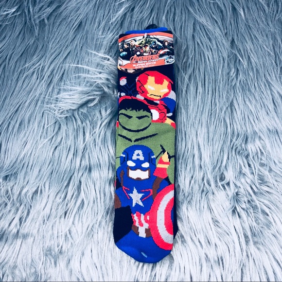 💛 4/$15 Last 1❣ kids Warm OSFM Avengers gripper socks - Picture 5 of 5
